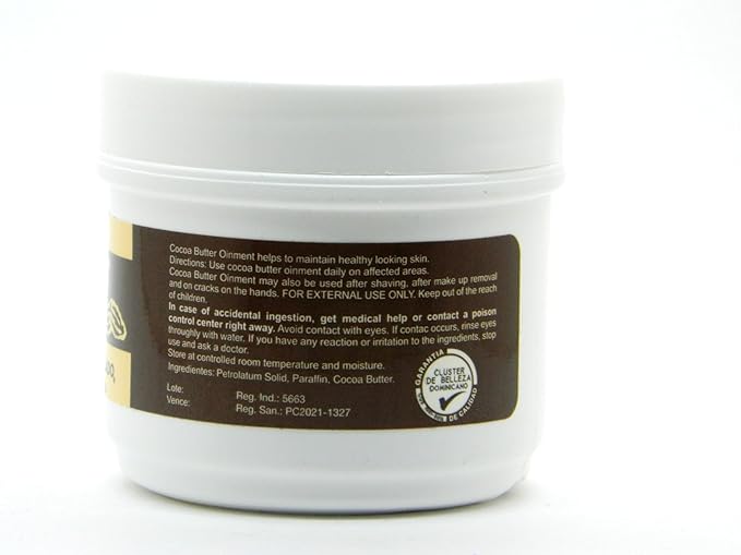 Cocoa Butter/Manteca de Cacao Dr.Collado - (2pk x 1oz) Restores Natural skin color and tone and for Cracking Hands and Feet