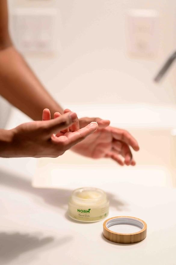 Almond Hand & Body Balm With 100% Natural Ingredients, Eco-Friendly Recyclable Glass Container With Bamboo Lid, Cruelty-Free - 100ml