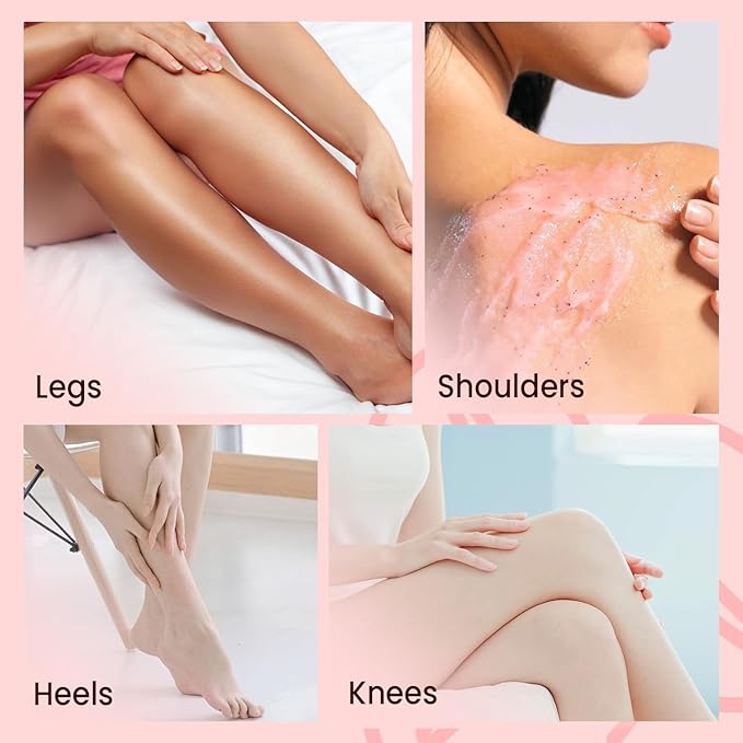 Himalayan Foot & Body Scrub - Luxurious Himalayan Pink Salt Scrub & Mineral Rich Exfoliating Body Scrub for Refreshed and Radiant Skin, 10 oz