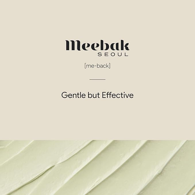 Meebak Eye Cream with Bakuchiol, Caffeine & Cica | Korean Anti-Aging Eye Treatment for Puffy Eye Bags, Dark Circles, Fine Lines & Wrinkles | Energize & Invigorate Eyes