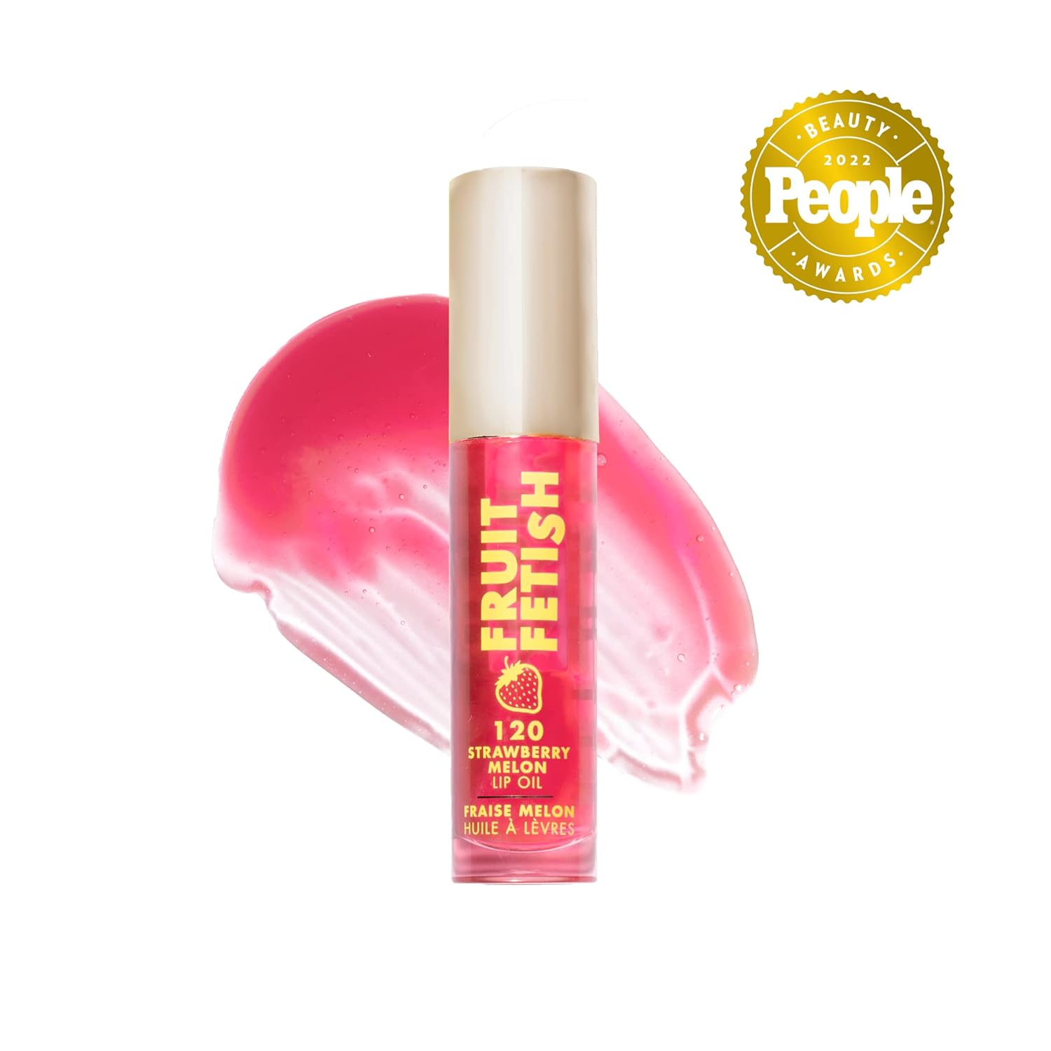 Milani Lip Oil with Vitamin E for Instant Hydration, Fruit Extract Infused Lip Treatment and Moisturizing Lip Gloss - Strawberry Melon