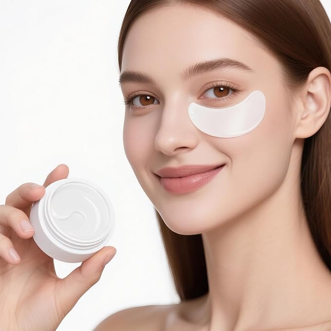 Under Eye Patch for Dark Circles and Puffy Eyes,Under Eye Masks Reduce Smooth Wrinkles and Under-eye Egg,Moisturizing Under Eye Pads For Women,Collagen Eye Mask Patch-60 Pcs