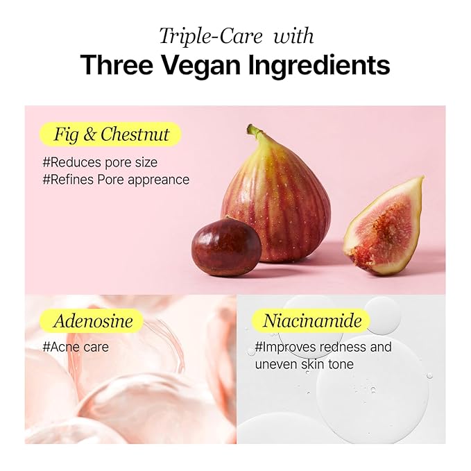 Pore Refining Ampoule, Pore Tightening, Reduce Sebum, Korean Skin Care, Vegan, 1.69 Fl Oz