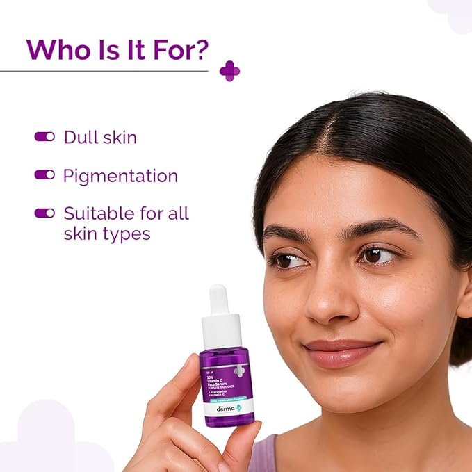 10% Vitamin C Face Serum | Helps Restore Natural Glow | Tightens Pores & Hydrates Dry, Dull Skin | Radiance Serum for All Skin Types | 0.34 Fl Oz/10ml