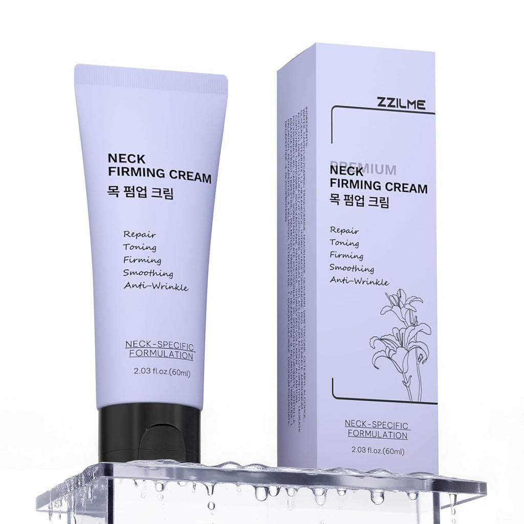 Premium Neck Firming Cream – Lifting & Tightening Treatment for Décolleté and Chest, Reduces Fine Lines and Sagging, Gift for Women & Men, 2.03 Fl Oz