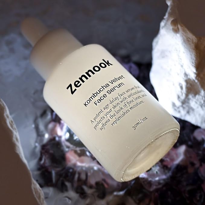 Introducing Kombucha Velvet Face Serum, infused with Kombucha Black Tea Ferment, Allantoin, Collagen, and Hyaluronic Acid, offers transformative effects on skin