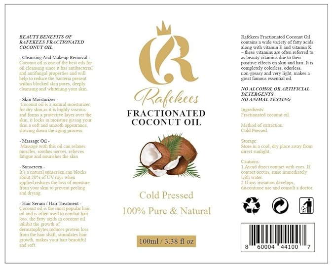 RAFEKEES FRACTIONATED COCONUT OIL