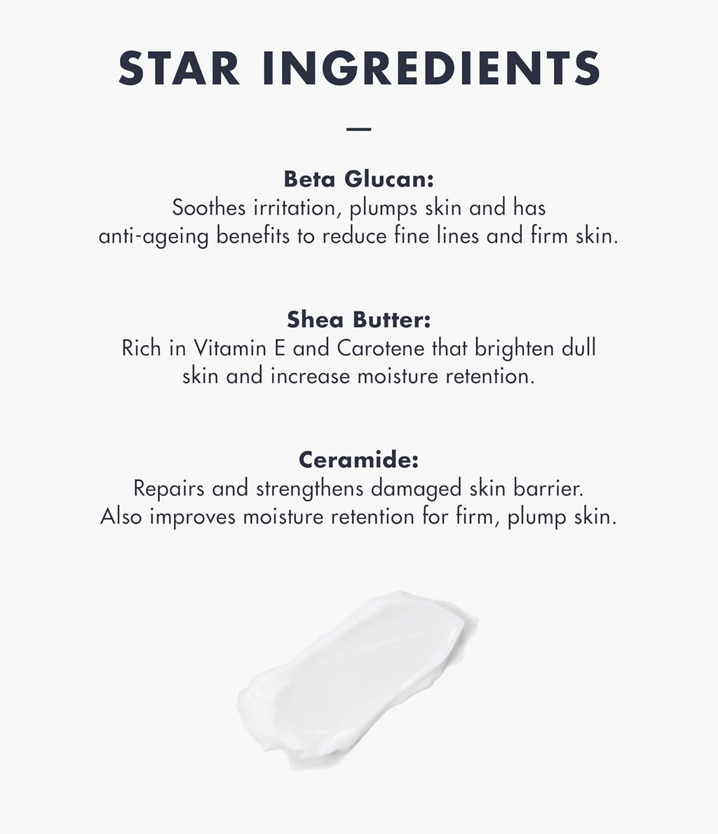 DearKlairs Rich Moist Soothing Cream 20ml, Repair Skin Barrier, Sensitive Skin, Hypoallergenic, Centella Asiatica, Ceremide, Moisturizer, Hydration, Protective layer Beta Glucan, Non-sticky, K-beauty