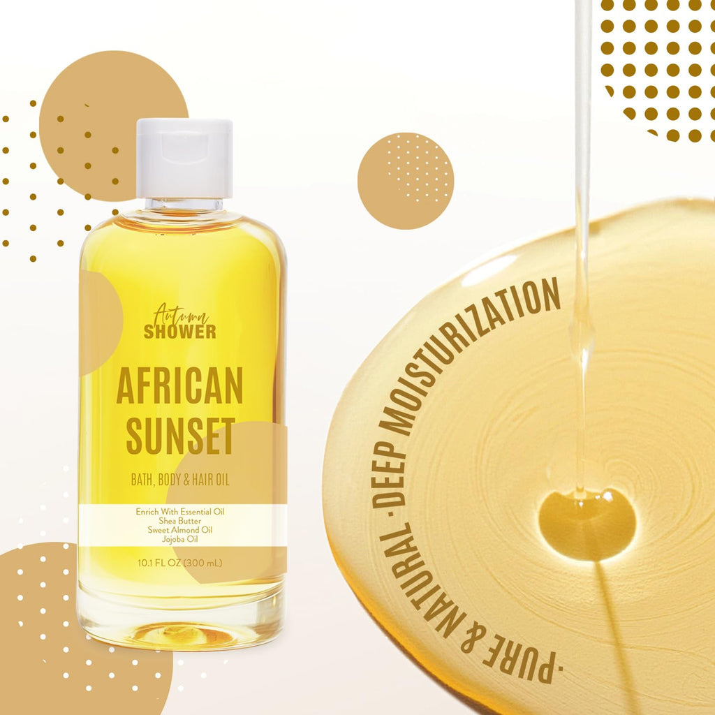 Bath Oil Body Oil Oil with Sweet Almond, Jojoba Oil, Sweet Almond & Lavender & Coconut Bath Oils Mother's Day Gift for Women, Multiuse Oil for Hair & Dry Skin 30 fl oz (Pack of 3)