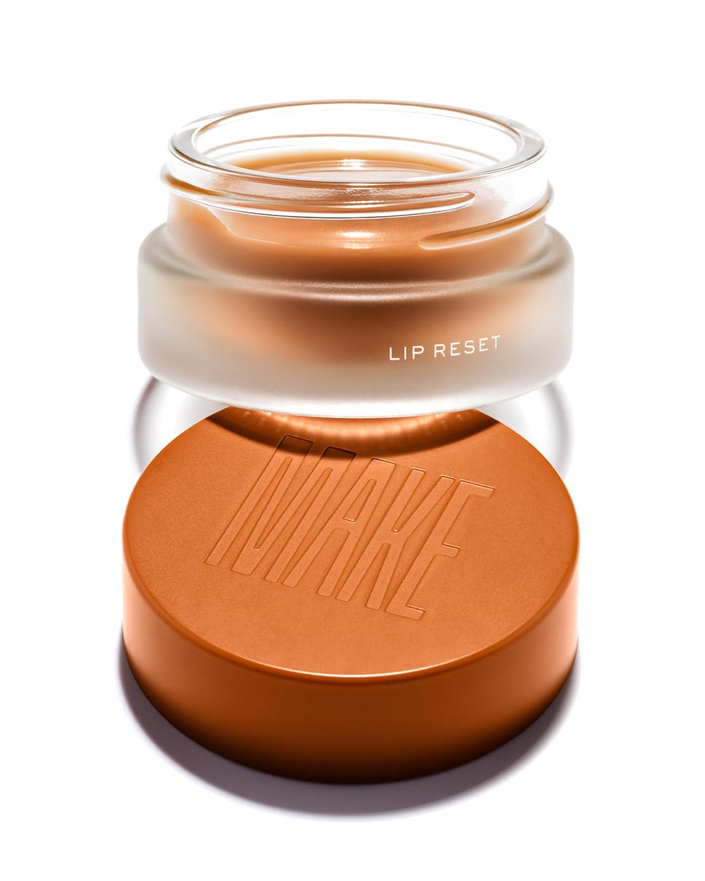 MAKE Beauty Lip Reset Overnight Lip Mask. Nourishing, Hydrating Lip Treatment for Dry, Flaky Lips. Plumps, Softens, and Smooths. Celestial Caramel Flavor