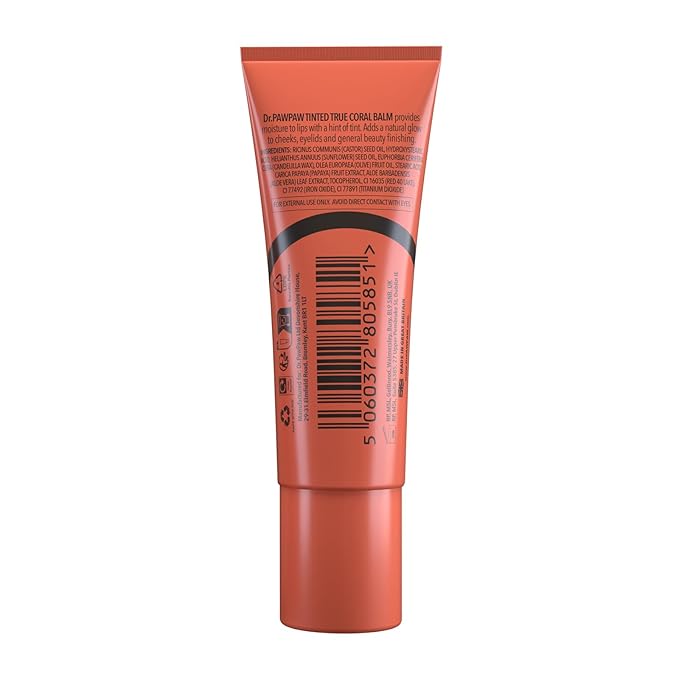 True Coral Multipurpose Soothing TintedBalm Set - LipBalm, Cheeks, Eyes – TintedBalm - Lip Moisturizer with Pawpaw - 2 pc