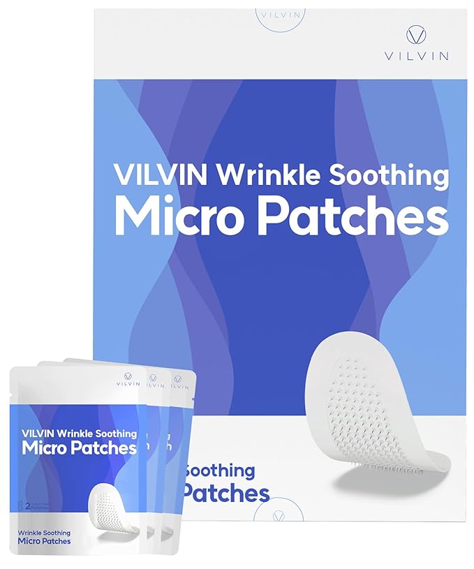 Dissolving Microdart Depuffing Patches for Under Eye and Smile line with Hyaluronic Acid and Tea Tree - 3 pairs - Anti wrinkle patches for face overnight