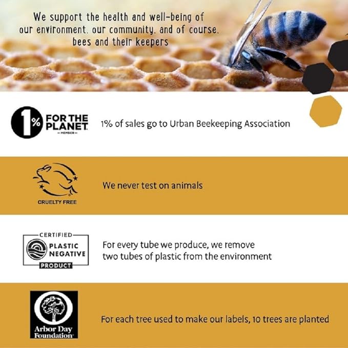 Portland Bee Balm All Natural Handmade Beeswax Based Lip Balm Unscented, Oregon Mint and Rose Assortment 3 Count