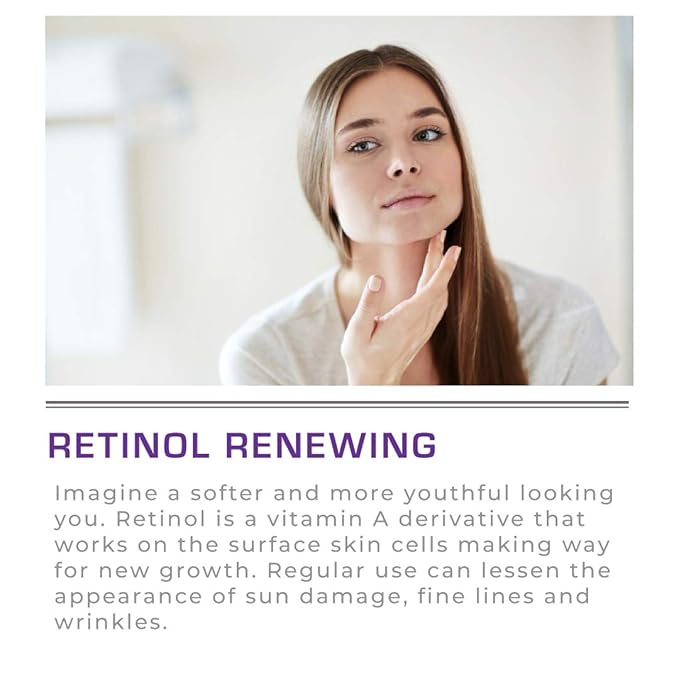 Hyalogic Retinol Serum– Skin Renewal & Wrinkle Repair Face Serum with Hyaluronic Acid & Vitamin A – For Clearer, Radiant Looking Skin (.47 fl oz.)
