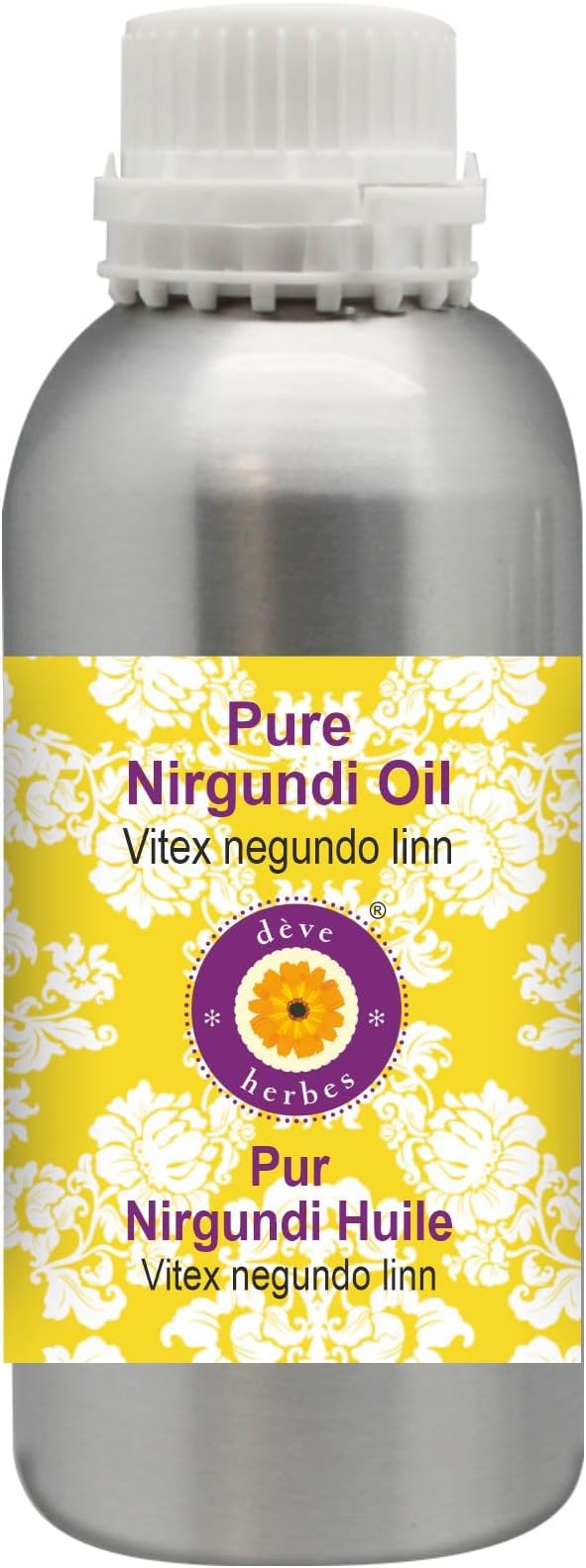 dève herbes Pure Nirgundi Oil (Vitex negundo linn) 300ml (10 oz)
