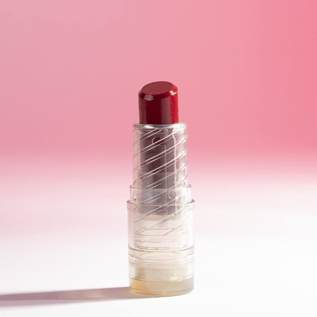 Pacifica Tiniter Lip Balm Oil – Crimson Crush Sheer Red Tint Hydrating Lip Balm Oil with Vitamin E, Moisturizing Glossy Shine, Vegan & Cruelty-Free