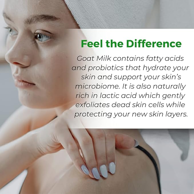 Legend's Creek Farm Goat Milk Lotion - Moisturizing Goat Milk Body Lotion for Body, Hand & Face - 9 oz Body Moisturizer with Shea Butter, Sunflower Oil, Aloe, Handmade in USA (Sweetwater L.)