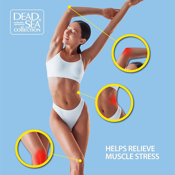 Dead Sea Collection Bath Salts with Argan – Pure Dead Sea Salt and Argan Oil - Nourishing Soothing and Relaxing Skin and Muscle – 34.2 Oz