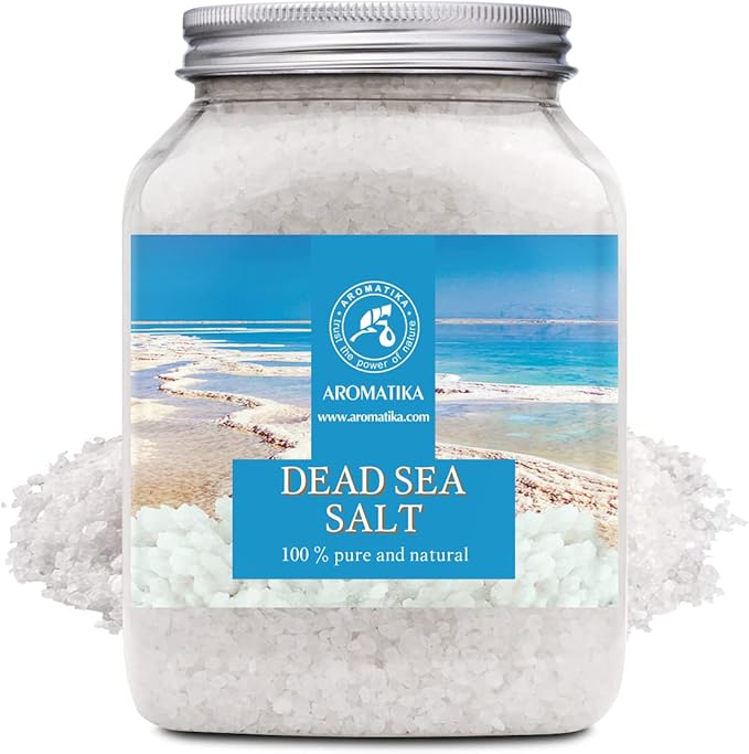 Dead Sea Salt 35 Oz - 100% Pure & Natural - Dead Sea Salts 1 kg- Best for Good Sleep - Stress Relief - Beauty - Relaxing - Bath Salts