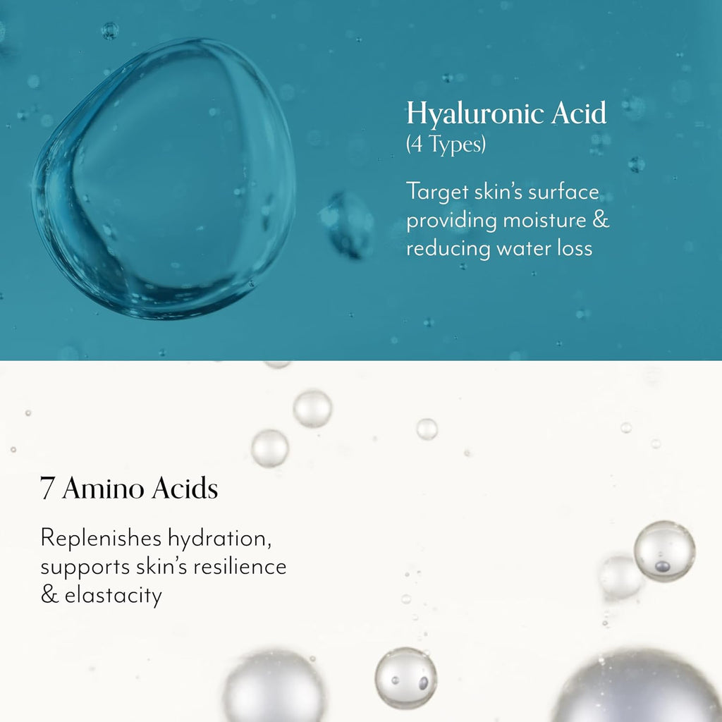 Bliss Hyaluronic Acid Drench & Quench Facial Serum – Hydrating Serum for Dry, Sensitive Skin - Lightweight Gel Formula for Deep Hydration & Plump Skin - Clean, Cruelty-Free - 1 Fl Oz