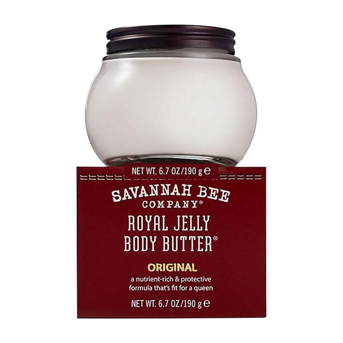 Savannah Bee Company Royal Jelly Body Butter - Deep Hydrating Body Butter for Dry Skin