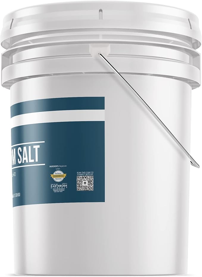 Earthborn Elements Epsom Salt and Citric Acid Bundle, 5 Gallons Each, Food Safe, Skin Care