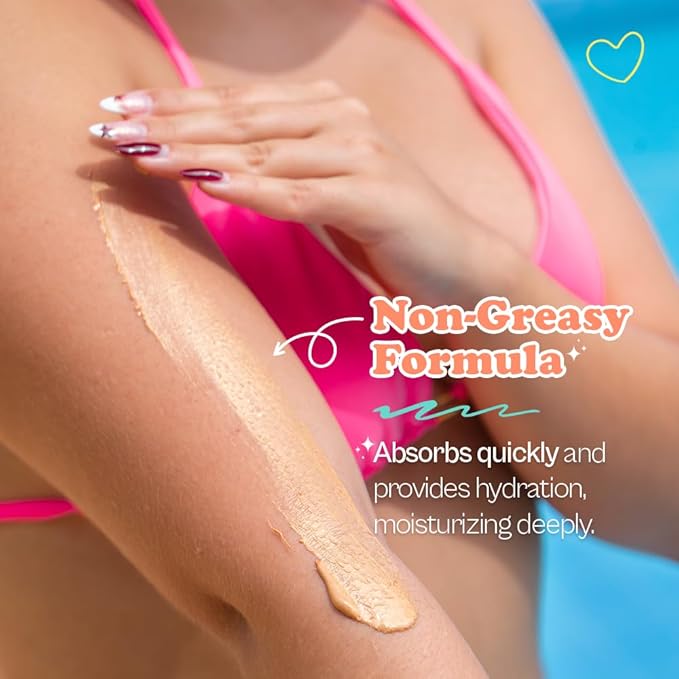 Kaba D'Luchi Body Butter Made With Natural Coconut Oil and Vitamin E, Provides Intense Nourishment & Hydration, Moisturize Skin, With Golden Glitter, 10 Oz