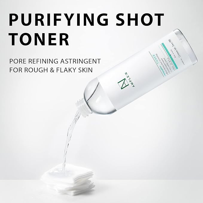 CORÉANA AMPLE:N Peptide Shot Serum, 1.01 fl. Oz + Purifying Shot Toner, 20.3 fl.oz. Bundle