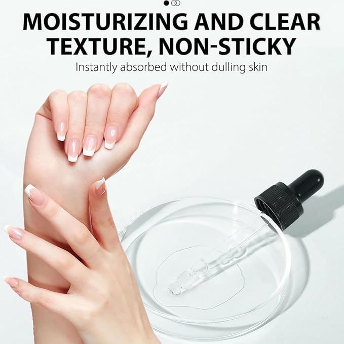 Ginger Cuticle Oil for Nails, Nail Strengthener Serum Nail Growth Oil Nourishing Moisturizing and Clear Texture, Non-sticky