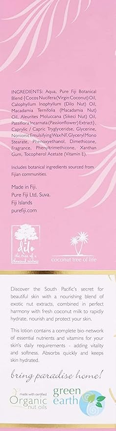 PURE FIJI Body Lotion Hydrating - Moisturizing Lotion for Dry Skin with Coconut Milk and Vitamin E, Organic Body Lotion For Women and Men, Guava Scent, 3 oz