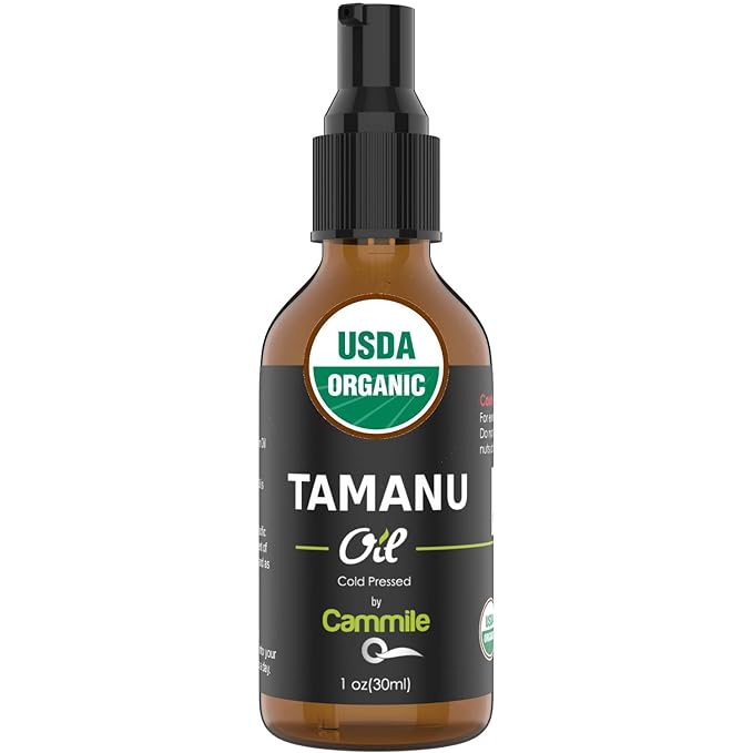 Organic Tamanu Oil - Natural Psoriasis Treatment - Great For Eczema, Acne & Scars - Cold Pressed