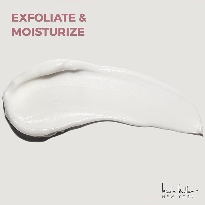 Nicole Miller Bath and Body Present Set Piece Foot Spa Set with Fuzzy Slippers, a Sponge, Foot Lotion, and Foot Scrub, Rosehip with Sparkle Star Slippers