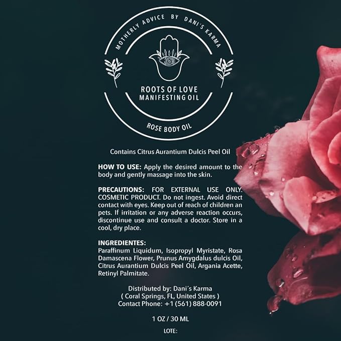 Motherly Advice: Roots of Love Manifesting Oil- by Dani's Karma