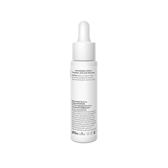 Yes To Avocado Fragrance-Free Hyaluronic Acid Serum, Deeply Nourishing Formula Helps Attract & Infuse Dry, Parched Skin With Moisture & Omega-3 Fatty Acids, Natural, Vegan & Cruelty Free, 0.95 Fl Oz