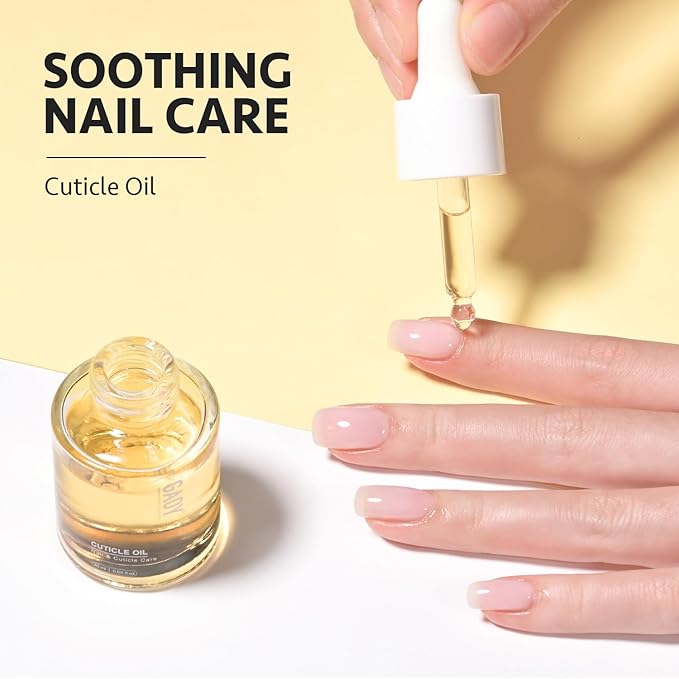 GAOY Cuticle Oil, 20ml Cuticle Care Strengthener Oil, Repair for Damaged Nails, Moisturizing to Promote Nail Growth