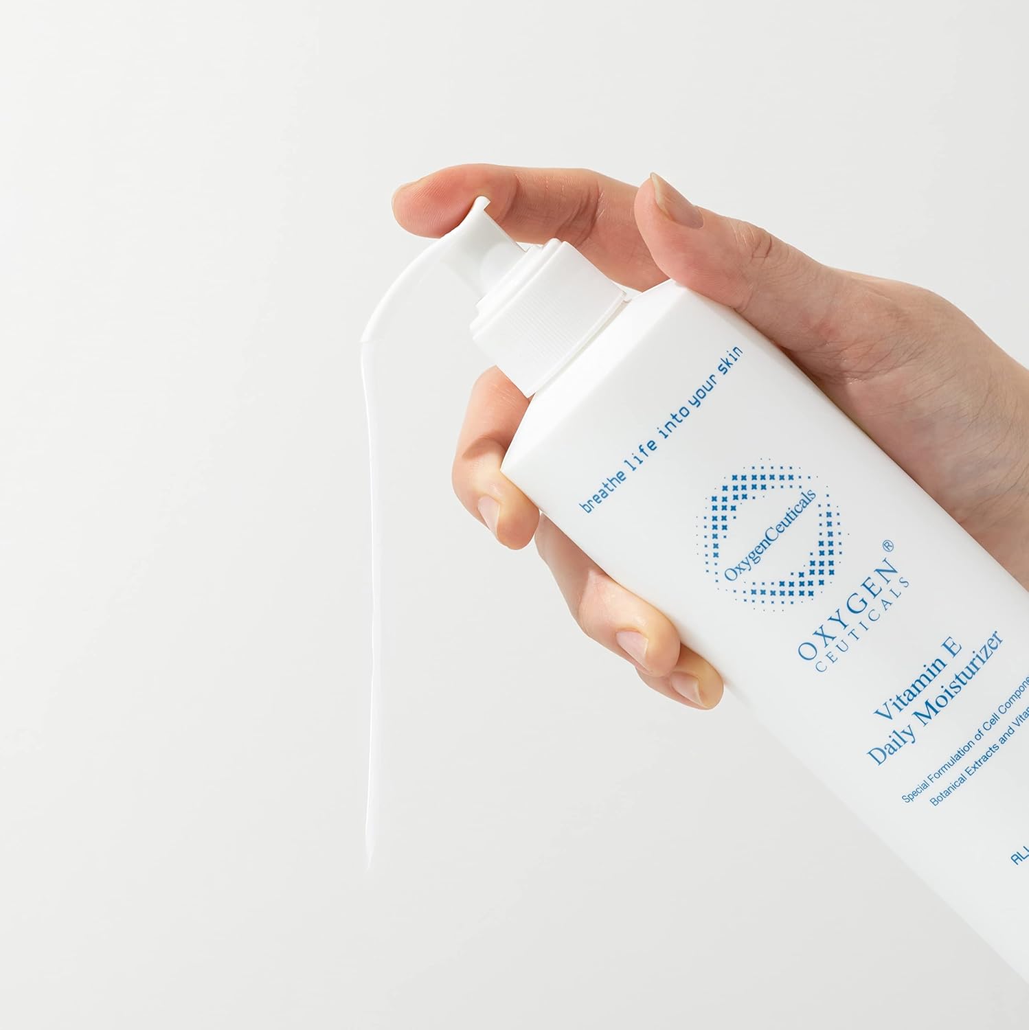 Vitamin E Daily Moisturizer – Antioxidant Cream with Vitamin E with Centella Extract, Hydrating & Balancing Lotion for Dry, Oily & Acne-Prone Skin 16.9 fl.oz (500ml)