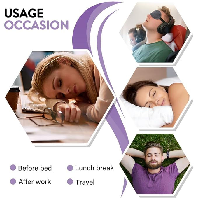 Minidiva Steam Eye Mask for Dry Eyes, 10Pcs Self Heating Spa Warm Eye Mask Relax Sleep Mask, Disposable Heated Eye Mask for Dark Circles Eye Fatigue, Relieve Stress Eye Fatigue (Lavender)