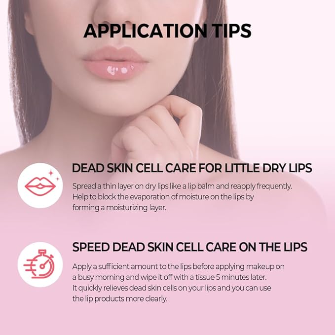 Klavuu Lip Mask Set (2PCS) – Overnight Deep Hydrating Korean Lip Balm Treatment for Very Dry, Chapped Lips | Lip Lightening & Plumping with Instant Hydration | Gentle Exfoliating (Berry & Berry)