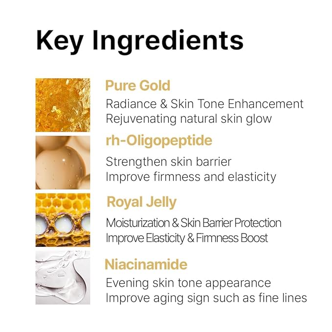 FarmStay 24K Gold & Peptide Solution Prime Ampoule | Hydrating & Firming Serum | Enhances Skin Elasticity, Glow & Vitality | Lightweight, Fast-Absorbing Formula for a Radiant Complexion | 8.45 fl.oz