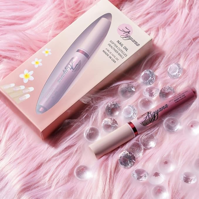 Cuticle Oil Pen for Nails - Nail Growth Oil W/Argan & Castor Oil – Nail Oil Cuticle Pen Treatment for Dry, Peeling, Breaking, Thin and Damage Nails – Jasmine Scented (4 ml)