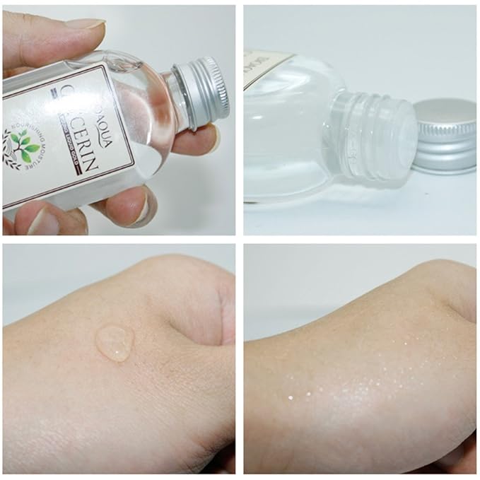 BIOAQUA Glycerin Natural Plant Fresh Extracts Herbal Nourishing Moisturizing Soft Skin Care Beautiful Healthy Glow 140 ml