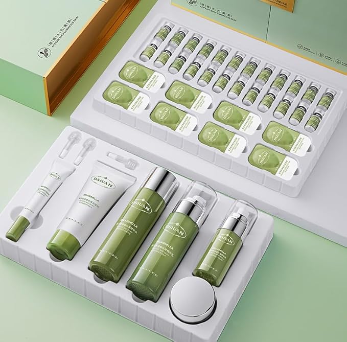 38 PCS Moisturizing Skin Care Set Gentle Skin | Complete Skincare Beauty Skin Care Kit Gift Sets & Kits with Cleanser, Toner, Lotion, Essence, Face Cream, Eye Cream for Women Girl Gifts