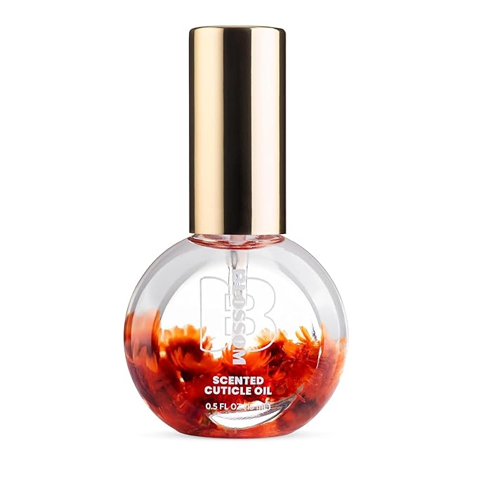 Blossom Cuticle Oil for Nails, Hydrating, Moisturizing, Gourmand Scented Nail Oil Cuticle Care, Infused with Real Flowers, Made in USA, 0.5 fl. oz, Pumpkin Spice Latte