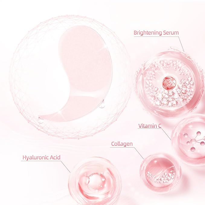 Under Eye Patches (30 Pairs), Eye Mask for Puffy Eyes, Dark Circles,Bags and Wrinkles with Collagen,Relieves Pressure and Reduces Wrinkles