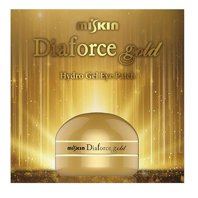 [made in korea] MISKIN Diaforce 60 sheets Gold & Diamond Hydro-Gel Eye Patch eye mask by miskin