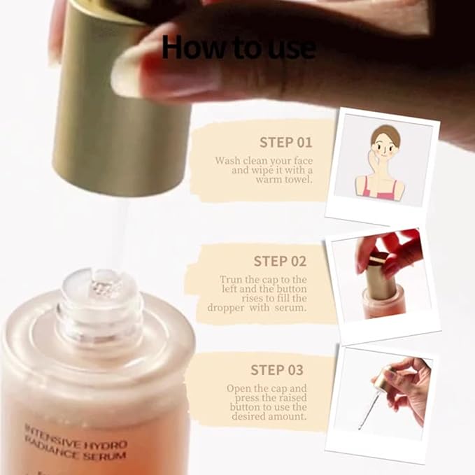 Glow Niacinamide Dew Drops Face Serum, Hydrating Vita-Hyaluronic Acid Skincare Serum, Collagen boosting Peptides, Bakuchiol for Dewy, Glowing Skin, for Sensitive skin (50ml /1.69 fl.oz.)