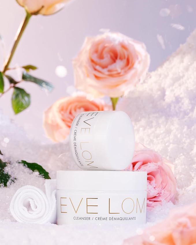 EVE LOM Legendary Cleanse Set - Botanical-Infused Cleanser Balms with Muslin Cloth Holiday Giftset - Luxury Skin Care Kit