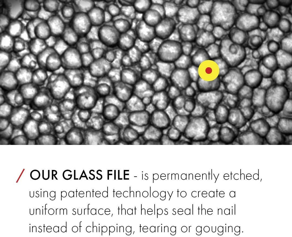 GERMANIKURE 2 Pc Glass Bundle - Crystal Glass Cuticle Stick & Collect Moments NOT Things Nail File Set in Suede Sleeves – Handmade in Czech Republic – Cuticle Pusher, Callous Remover, Fingernail File