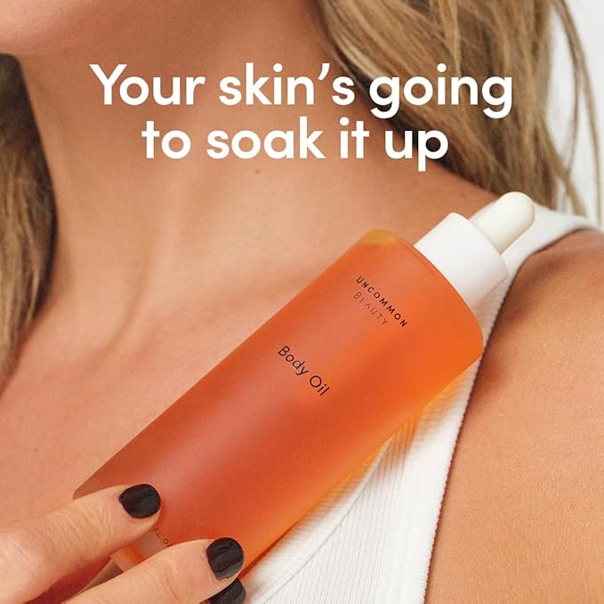 Body Oil - Nourishing and Hydrating Bodycare - All Skin Types, Vegan, Cruelty Free, Fragrance Free, 3.38 FL OZ