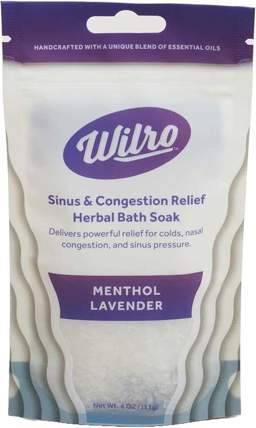 Wilro Soothing Aromatic Bath Salts, 3 Pack, Variety Sampler Pack